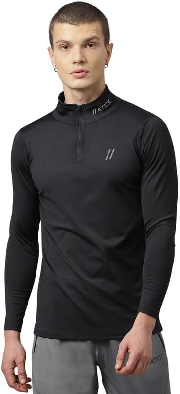 ATICX Men Brilliant Black Vest