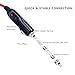 Cigarette Lighter Extension Cord Plug 13FT - 14AWG Car Charger Cable 12-24v Male Plug to Female Socket 15A Power Adapter with LED Lights for Air Compressor Tire Pump Cooler Fridge