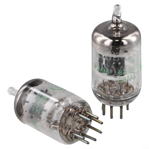 JAN-5654W Vacuum Tube 2 Pack Replacement for 6J1 EF95 CV40106AK5 Compatible with 5654W 7-Pin 6AK5 6AK5W 1P6J1 6J1P Transparent Sound High Frequency Extension