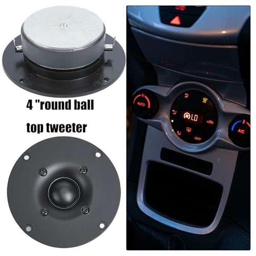 Tweeter HiFi Dome 104 mm 8 Ohm 60W enceinte aigu cône faible poids - 2