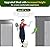 DAUSOLA 5x3 FT Outdoor Storage Shed, Metal Garden Tool Shed with Updated Frame Structure and Lockable Doors, Ideal for Backyard Garden Patio Lawn, Grey
