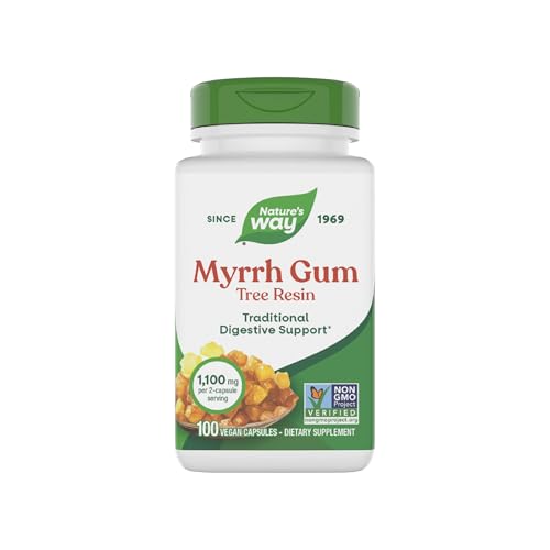Natures Way Myrrh Gum Tree Resin Traditional Digestive Support* 100 ct