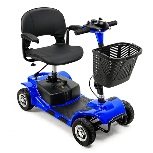mobilty Scooter for Adults Seniors 4 Wheel Blue