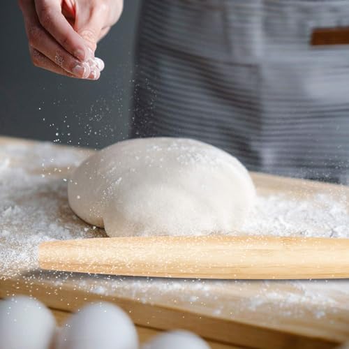 Giying6 Classic Wood Rolling Pin, Wooden Roll Pin, Natural Wooden Roller With No Dents Or Gaps For Baking Pizza Dough thumb #1