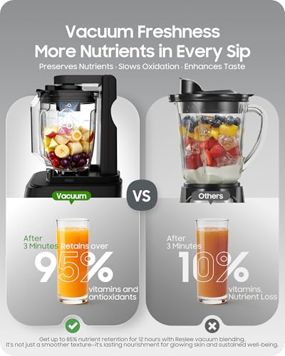 Image of Professional Commercial Vacuum Blender, 2026 Upgraded 40000 RPM, 3000W /4HP Peak Power, 72oz Eastman Tritan Cup, Milkshake, Smoothie, Nut Milk, Hot Soup, Self-Clean, NSF Certified, Graphite Black