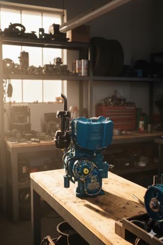 Image of SUPER BHARAT 6.5 HP Single Cylinder High Speed Water Cooled Diesel Engine 6.5 HP 4.8 kW 1500 RPM 1 Cylinder Bore X Stroke (mm) 85X110 Cubic Cap. (cc /cyl.) 624 fuel consumption at full load 246(g /Kwh)