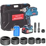 AMZCNC EZ-8 Battery-Hydraulic Knockout Punch Kit with 8-Ton, 1/2