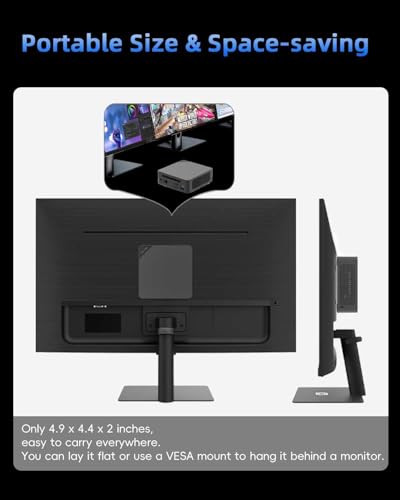 Image of Mini PC AMD Ryzen 5 3500U 8GB /256GB Windows 11 4K Triple WiFi Bluetooth | USB-C, HDMI, DP Ports. VESA Mount, Compact. Connect up to 3 Displays. Desktop Computer for Home Office, Business, Students