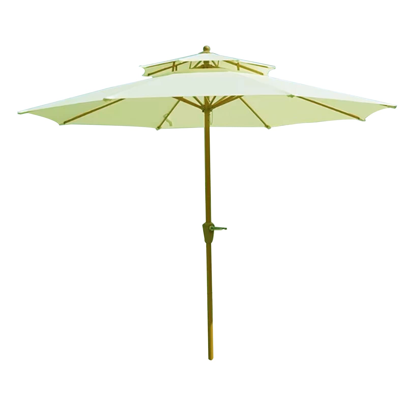 LBONG Parasol Sombrilla para Silla Playa, Jardín, Piscina,Terraza o Patio, Sombrilla con Manivela/Ventilacion