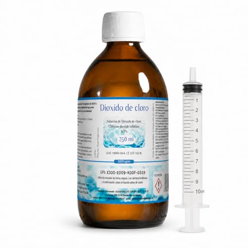 CDS/CDL 3000 ppm (250 ml)   3000 ppm   CDS Activado 0,3%   Fabricado en España   Metodo Aleman   Botella de Cristal Ambar