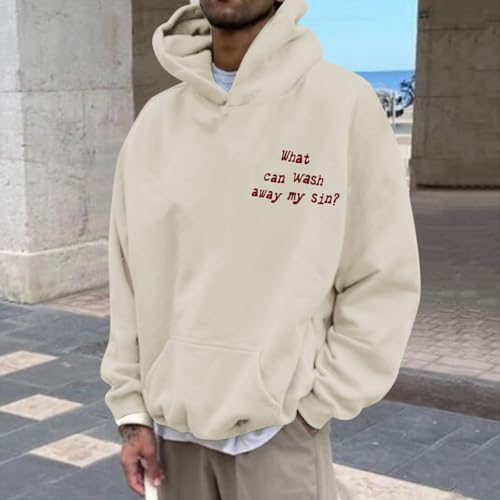 Christian Hoodies for Men Religious Faith Jesus Sweatshirts Inspirational Bible Verse Cross Graphic Hoodie Pullover2