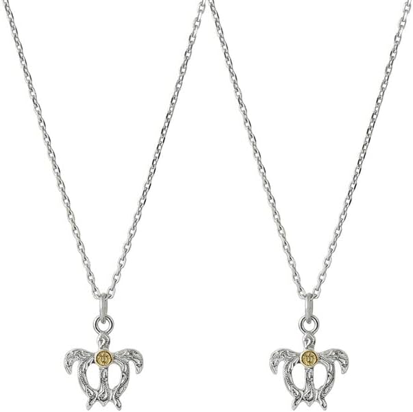 [Ｔｅｒｒａ‐ｇｒａｔｉａ] ペアネックレス カップル 大人向け 人気 ステンレス ハワイアンジュエリー 金属アレルギー対応 ホヌ