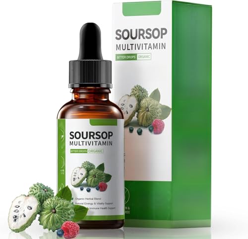 Soursop Bitters Liquid Drops for Immune Support, Digestive Health, Antioxidant Boosting