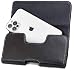 Encased iPhone XR Belt Pouch Case Holder (2018) - Secure Fit Holster Clip with Magnetic Closure and PU Leather Belt Loops (Designed to fit All Standard Size Cases)