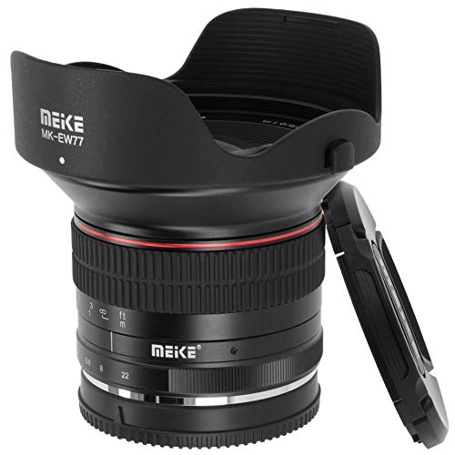 Meike Objektiv | Ultra Weitwinkelobjektiv Manuellfokus kompatibel mit Canon Kameras mit EF-M Bajonett | 12mm Brennweite… – Bild 3
