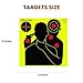 Lipulacer 8x8 inch Splatter Target, Multi-Bullseye Splatter Target Rescue The Hostages, Shots Burst Bright Fluorescent Yellow Shooting Targets (50Pack)