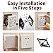 AIMUNOK 10Pcs 86mm Switch Box Repair Tool, Wall Mount Switch Cassette Repairing Tool, Bottom Cassette Repairer Fixed Set, with 10Pcs Screws for Repairing(Insulation Type)