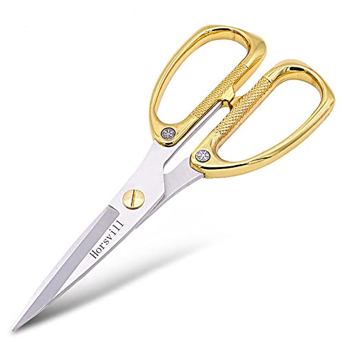 Horsvill Plant Shears, Japanese Garden Scissors, Houseplant Shears Made of Japan SK5 Stainless Steel, Flowers Herbs and Plant Cutters, Clippers, Trimmers, Loppers, Bonsai Potted Plant Pruning Scissors