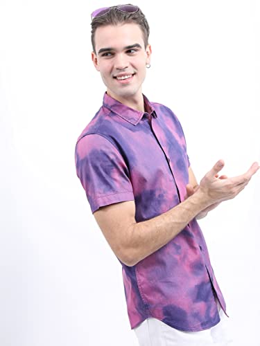Image of KETCH Men Pink Slim Fit Shirt