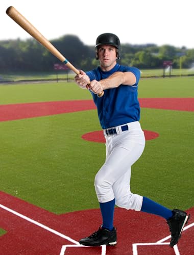 MIVEI Calças de beisebol masculinas adultas utilitárias – Calça de treino reta afunilada para corrid