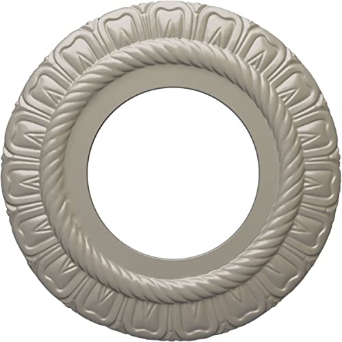 Ekena Millwork Claremont Ceiling Medallion, Pearl White