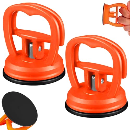 Beulenzieher Auto 2er Set, Heavy Duty Saugheber, Auto Dent Saugnapf, Vakuumsauger Gummisauger, Dellen Reparaturset mit Starker Saugkraft, für Die Reparatur von Autodellen, Glas, Bildschirm, Fliesen