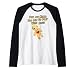 Divertente Halloween mai troppo vecchio per giocare con bambole Voodoo Maglia con Maniche Raglan