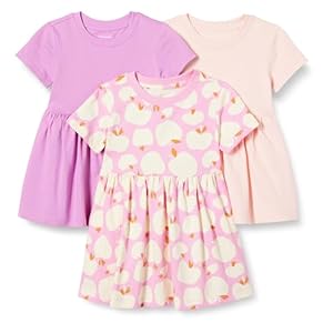 Amazon Essentials Girls Short Sleeve Jersey Dress
