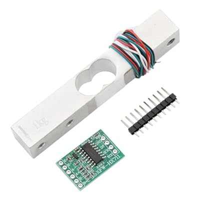 DEWOTHV Sensor de celda de carga de 1 kg + Módulo amplificador AD HX711 Sensor de peso digital Celdas de carga miniatura de alta precisión Convertidor analógico-digital | Ya disponible en tu tienda friki favorita! En mundofriki.es! DEWOTHV Sensor de celda de carga de 1 kg + Módulo amplificador AD HX711 Sensor de peso digital Celdas de carga miniatura de alta precisión Convertidor analógico-digital | Ya disponible en tu tienda friki favorita! En mundofriki.es!