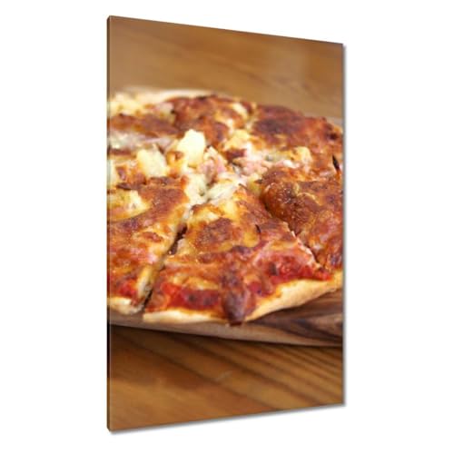 Toile imprimée Delicious Pizza 80x120cm pour la décoration murale de la cuisine