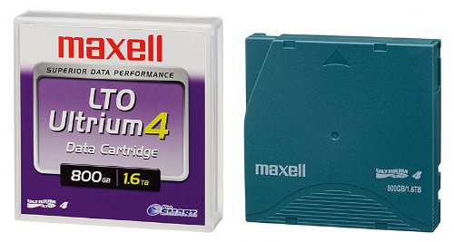 Image of Maxell 22919700 LTO-4 Ultrium 800GB /1.6TB Tape Cartridge - Single