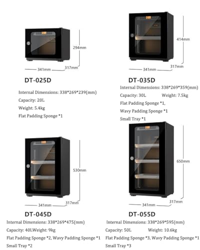 ノーブランド品 ドライキャビネットカメラデジタル制御除湿器 DT-055D の商品画像 6