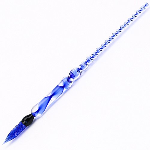 VIVI SKY Glass Dip Pen Signature Pen Business Present Elegant Ink Drawing Pens-Four color available …