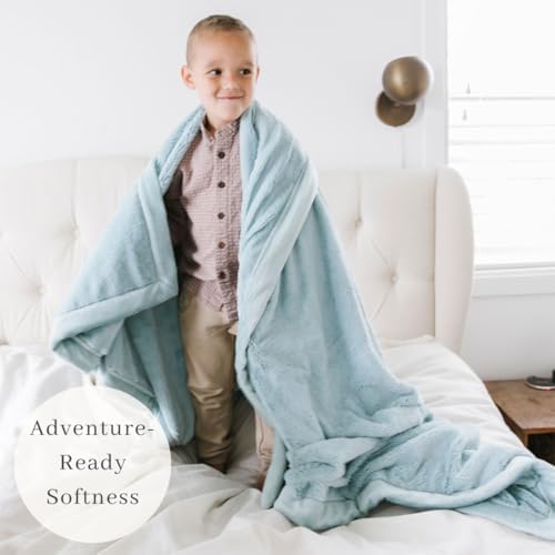 Image of SARANONI Luxury Lush Kids Blanket | Ultra-Soft & Cozy Plush Comfy Blankets for Kids & Teens | Dew - 40 inch x 60 inch