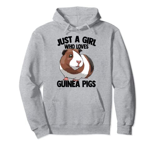 Just A Girl Who Loves Guinea Pig - Maglietta Funny Guinea Pig Felpa con Cappuccio