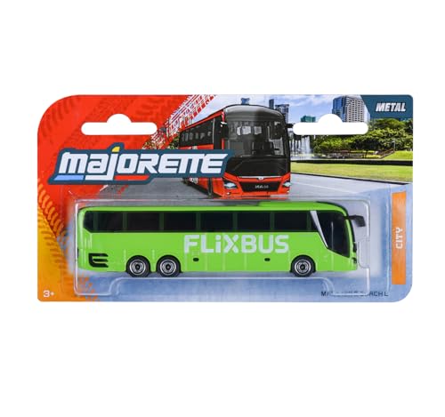 Majorette Flixbus Man City Lion'S Coach L Samochód Zabawkowy, Zielony/Czarny, Od 3 Lat