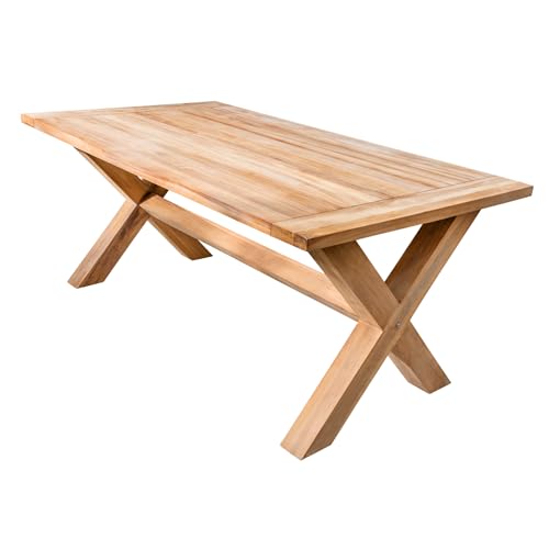riess-ambiente.de Wetterfester Gartentisch Empire Teak 180cm Teak...