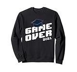 Photo Gallery divertente 2021 regali di laurea, senior gamer game over felpa Photo Gallery divertente 2021 regali di laurea, senior gamer game over felpa