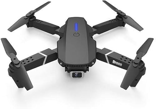 Drone E88 Pro 4K HD Câmera Dupla WiFi FPV Dobrável com Controle Remoto, Bolsa de Transporte – Preto