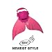Tendol Mermaid Swimming Fin, with new strong adjustable strap. (Pink)