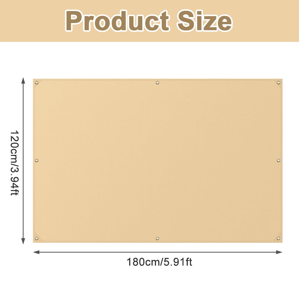 Couverture de Soudage Ignifuge, Couverture de Soudage Robuste 1,2 x 1,8 m, Couverture de protection en fibre de verre, pour une utilisation domestique, pour la soudure professionnelle et robust