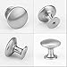 homdiy 30 Pack Cabinet Knobs Brushed Nickel Drawer Knobs - Solid Zinc Alloy Kitchen Pulls Modern Cabinet Hardware for Dresser Drawers