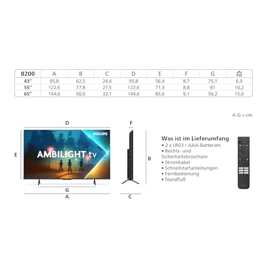 Philips 55 Zoll Ambilight 4K Smart TV