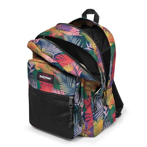 Image of EASTPAK Pinnacle - 38L Everyday Backpack with Dual Compartments, Organizer Front Pocket, Padded Back Panel & Shoulder Straps, Brize Retro Navy