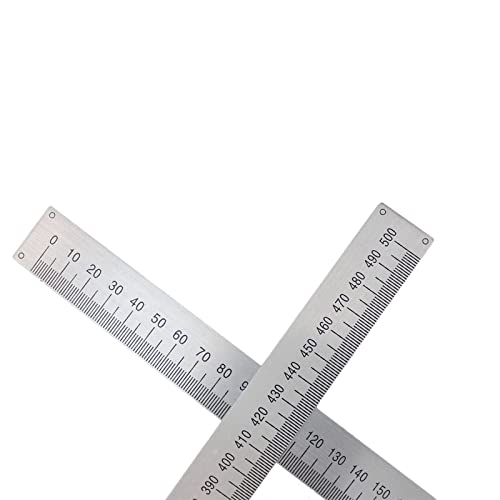 2 cintas métricas autoadhesivas aluminio 9 pulgadas plata miniatura 2