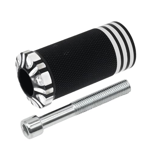 Saihisday Black Aluminum Motorcycle Shifter Peg Gear Shift Lever Replacement for Harley Davidson Touring Softail Dyna Sportster Street Glide Road 1Pcs