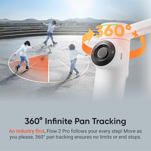 Image of Insta360 Flow 2 Pro Ultimate AI Bundle - Foldable AI Phone Gimbal Stabilizer for iPhone /Android, Apple DockKit, MagSafe Mount, Multi-Person /Any App /360 Pan Tracking, Built-in Tripod /Selfie Stick