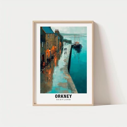 Orkney Islands Print - Scotland Poster, Orkney Views, Orkney Islands,