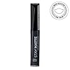 Rimmel London Stay Matte Liquid Lip Color with Full Coverage Kiss-Proof Waterproof Matte Lipstick Formula that Lasts 12 Hours - 840 Pitch Black, .21oz