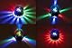 Showlite PBM-9 Mini-Party-Ball - kleine RGB LED Discokugel für Partys, Bars und mobile DJs - Disco Lampe mit Stromversorgung per USB-Netzteil - Musikgesteuerter Lichteffekt - Discolicht für Kinder
